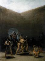 Goya, Francisco de - The Yard of a Madhouse